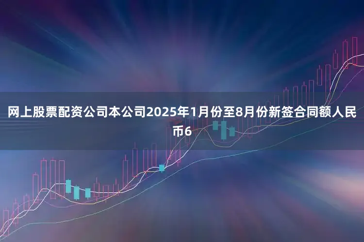 网上股票配资公司本公司2025年1月份至8月份新签合同额人民币6